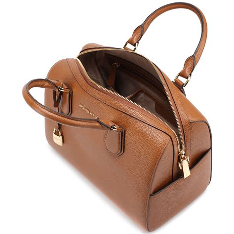 michael kors mercer medium leather duffle bag